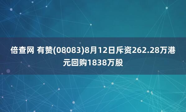 倍查网 有赞(08083)8月12日斥资262.28万港元回购1838万股