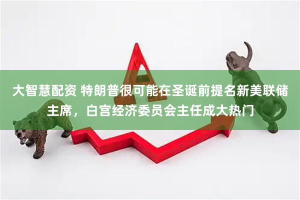 大智慧配资 特朗普很可能在圣诞前提名新美联储主席，白宫经济委员会主任成大热门