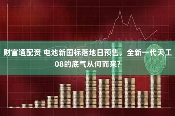 财富通配资 电池新国标落地日预售，全新一代天工08的底气从何而来?